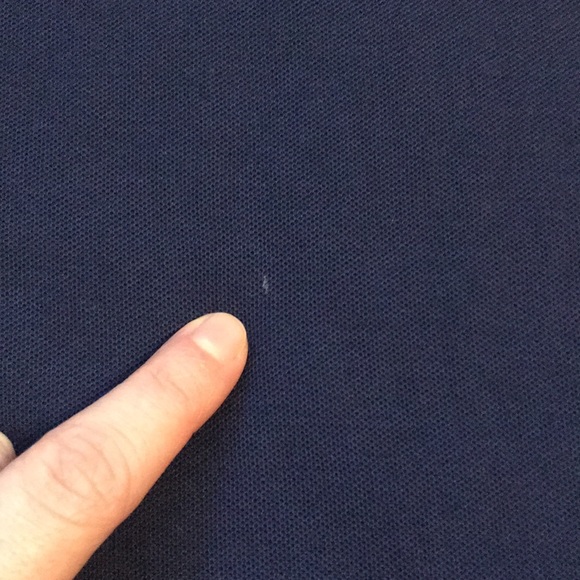 Izod Navy Short Sleeve Collared Button-up - Picture 12 of 13